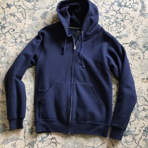 fruit of the loom navy sweatshirt